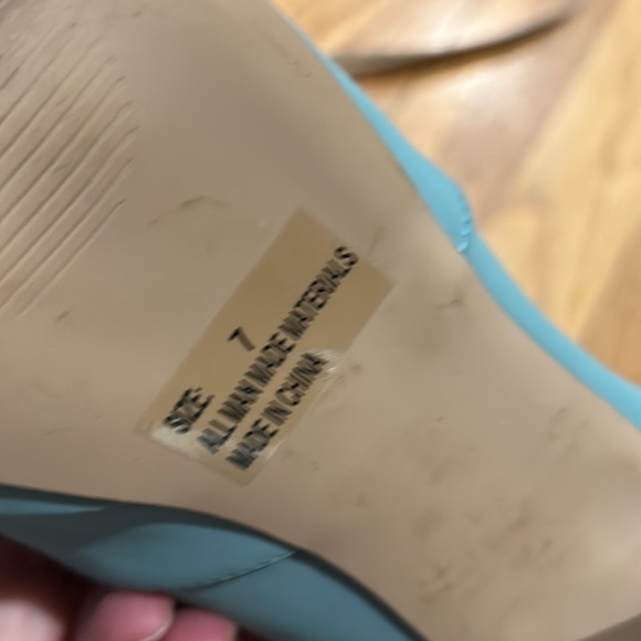 2/$20 Green Platform Peep toe Booties - Picture 9 of 10